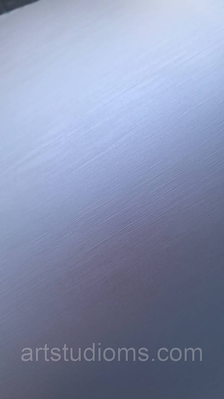 Односторонній картон світло-сірий глянцевий з візерунком (імітація тканинного рельєфу)