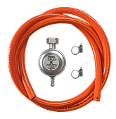 Набір для під'єднання обладнання до газового балона (редуктор 30 мбар і шланг 80 см)