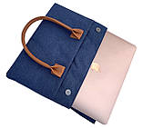 Сумка для ноутбука/MacBook Air/Pro 13.3 дюймів Feisha 603-B, синя #, фото 6