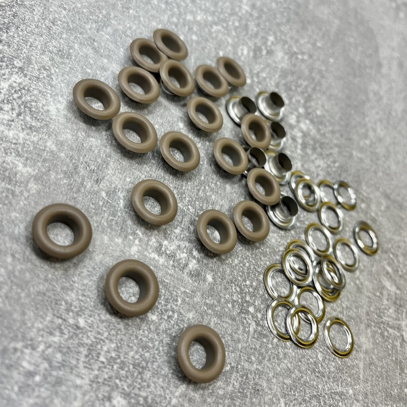 Неіржавкий люверс 8 мм Койот (50 шт.уп.)