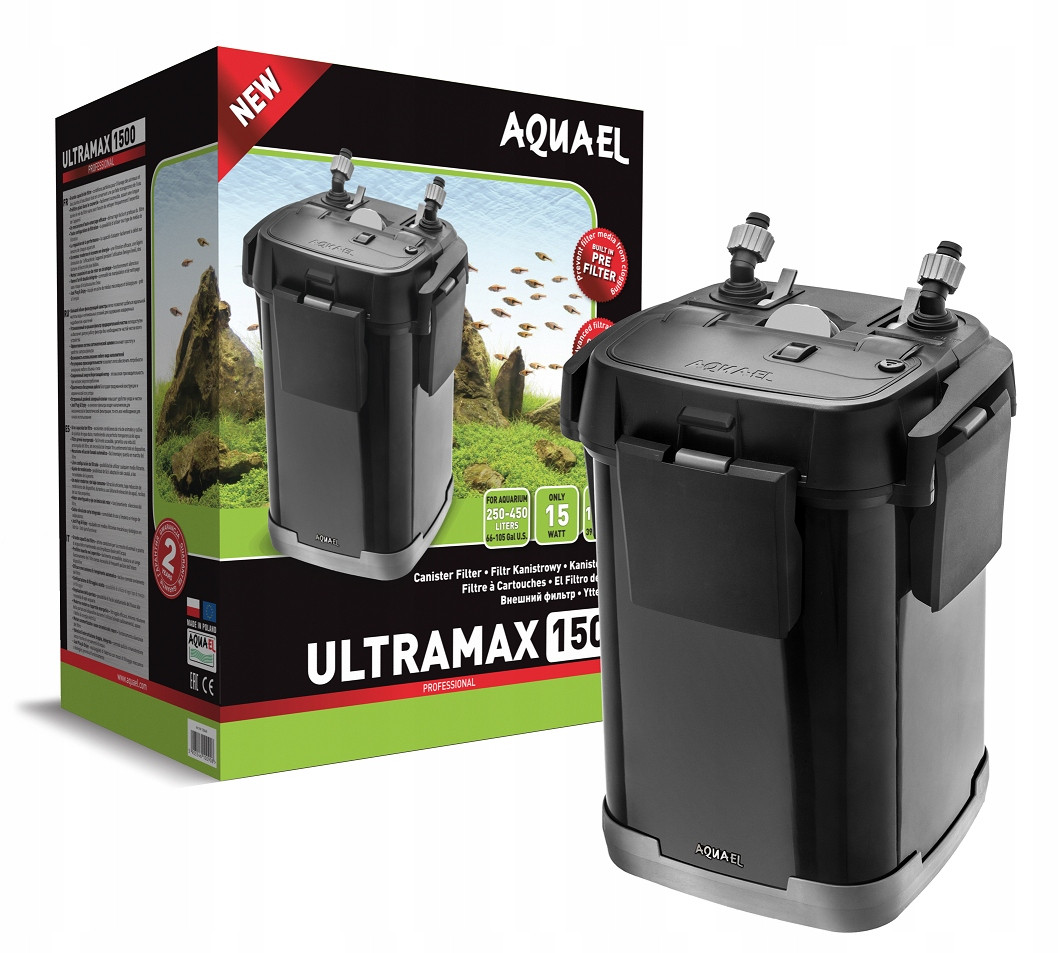 Фільтр зовнішній для акваріума 250-450 л AQUAEL ULTRAMAX 1500
