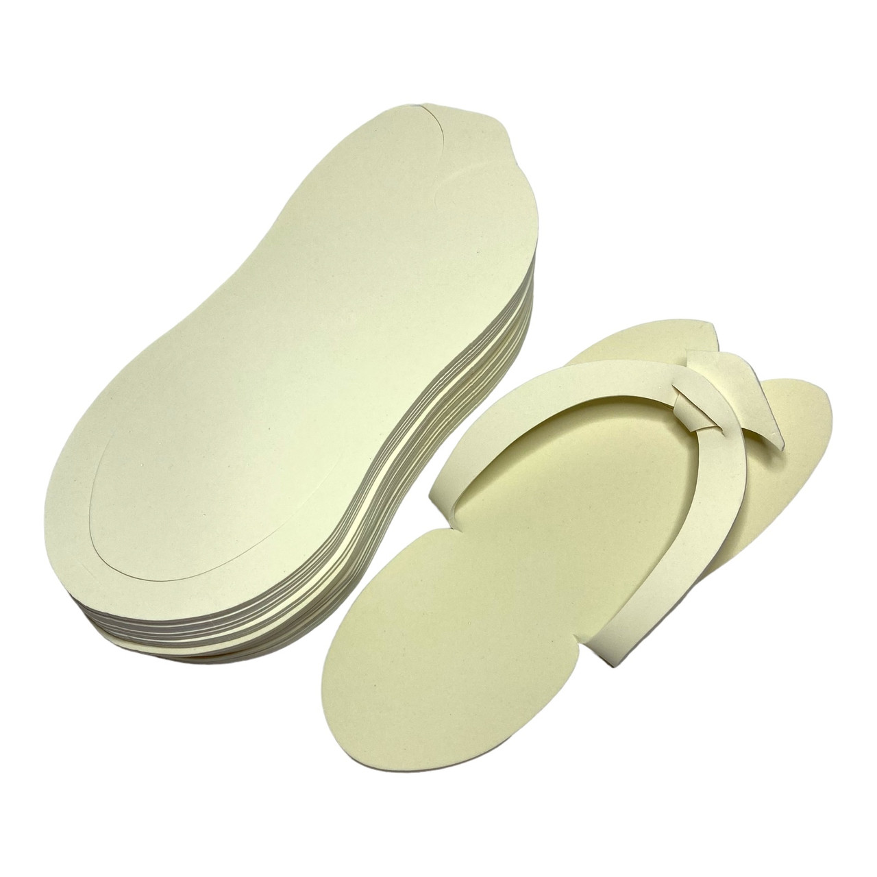 Капці для педикюру одноразові, 12 пар, білі