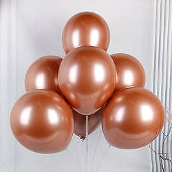 Повітряна куля хромована 10 дюймів пачка 50 штук retro pink