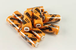 Нитки швейні 40/20, 400 ярдів, жовтогарячого кольору No N-400-144