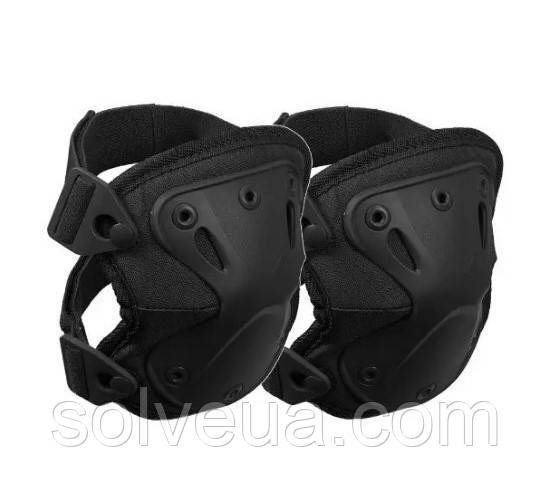 Тактичні наколінники miltec protect black 16231302.solve