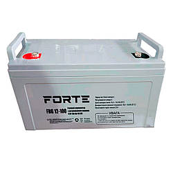 Акумуляторна батарея гелева Forte FBG12-100 для Інвертора ИБП резервне енергозабезпечення вашої оселі