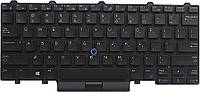 Клавиатура для ноутбука Dell Latitude E5450 E7450 E7470 5480черная с подсветкой и трекпадом EN БУ