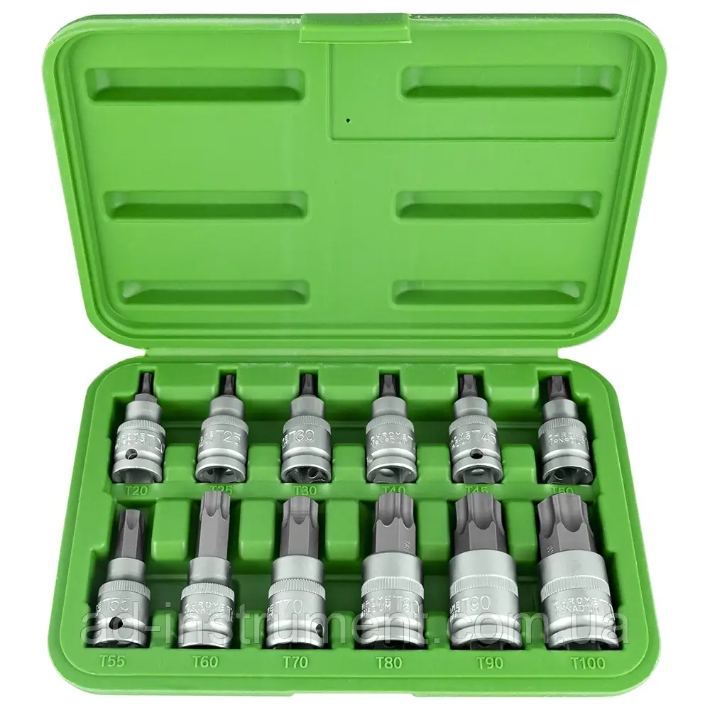 Набір біт-головок коротких TORX 1/2" 12 шт. 51261 JBM