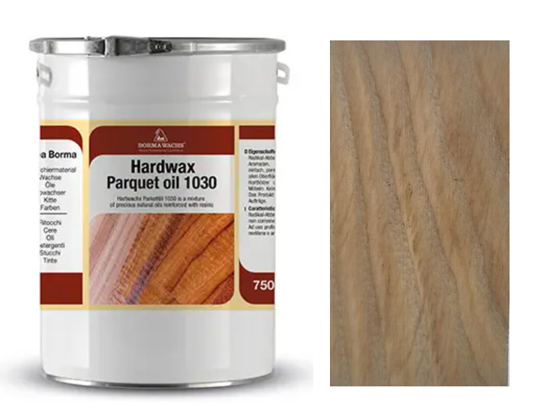 Масло/олія паркетне Parquet Oil 1030 на дубі/ясені (колір-Грей), Borma Wachs