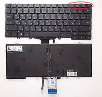 Клавиатура для ноутбука Dell Latitude E7280 черная с подсветкой без рамки UA/RU/US
