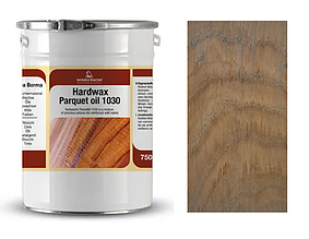 Олія паркетна Parquet Oil 1030 на дубі/ясені (колір-Попіл), Borma Wachs
