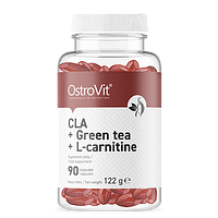 OstroVit CLA + Зеленый чай + L-карнитин 90 капсул