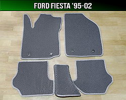 ЕВА коврики Ford Fiesta MK4 '95-02. EVA килими Форд Фієста МК4