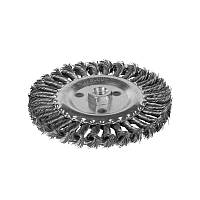 Щітка дротяна дископодібна Ø115мм М14×2 мм (сталева крученя) SIGMA (9021111)