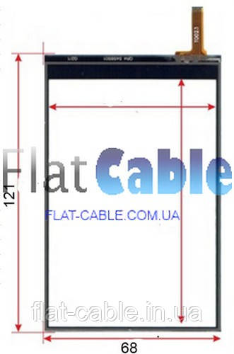Сенсор No174 розмір 121x68мм