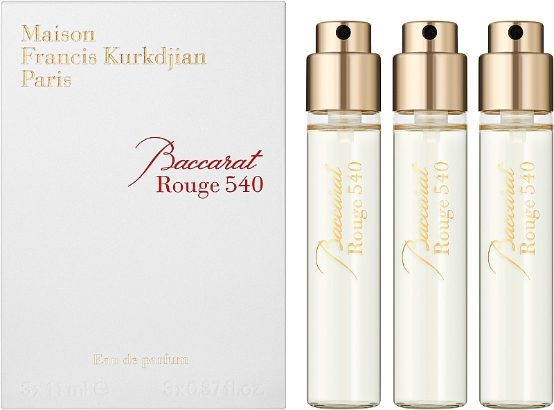 Парфуми набір 3x11 Maison Francis Kurkdjian Baccarat Rouge 540 edp Мейсон Франсіс Баккарат Руж 540 Парфуми 33 мл., фото 1