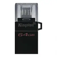 Флеш память Kingston DataTraveler microDuo G2 Black 64 GB USB 3.0 DTDUO3G2/64GB