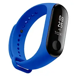 Ремінець для фітнес-браслету ArmorStandart Mi Band 3/Mi Band 4 Royal Blue Dark Blue