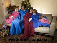 Плед с рукавами SNUGGIE BLANKET (синий)