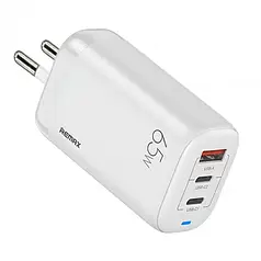 Мережевий зарядний пристрій Remax Ligil Series 65 W PD + QC Fast Charger White RP-U55