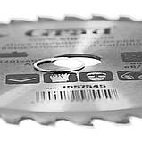 Диск пиляльний для дерева з твердосплавними напайками Ø 180×22.2 (20)×40Т, 8000об/хв GRAD (1957545), фото 3