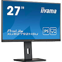 Монитор 27" IPS Iiyama XUB2792HSU-B5 безрамочный/поворотный экран Черный