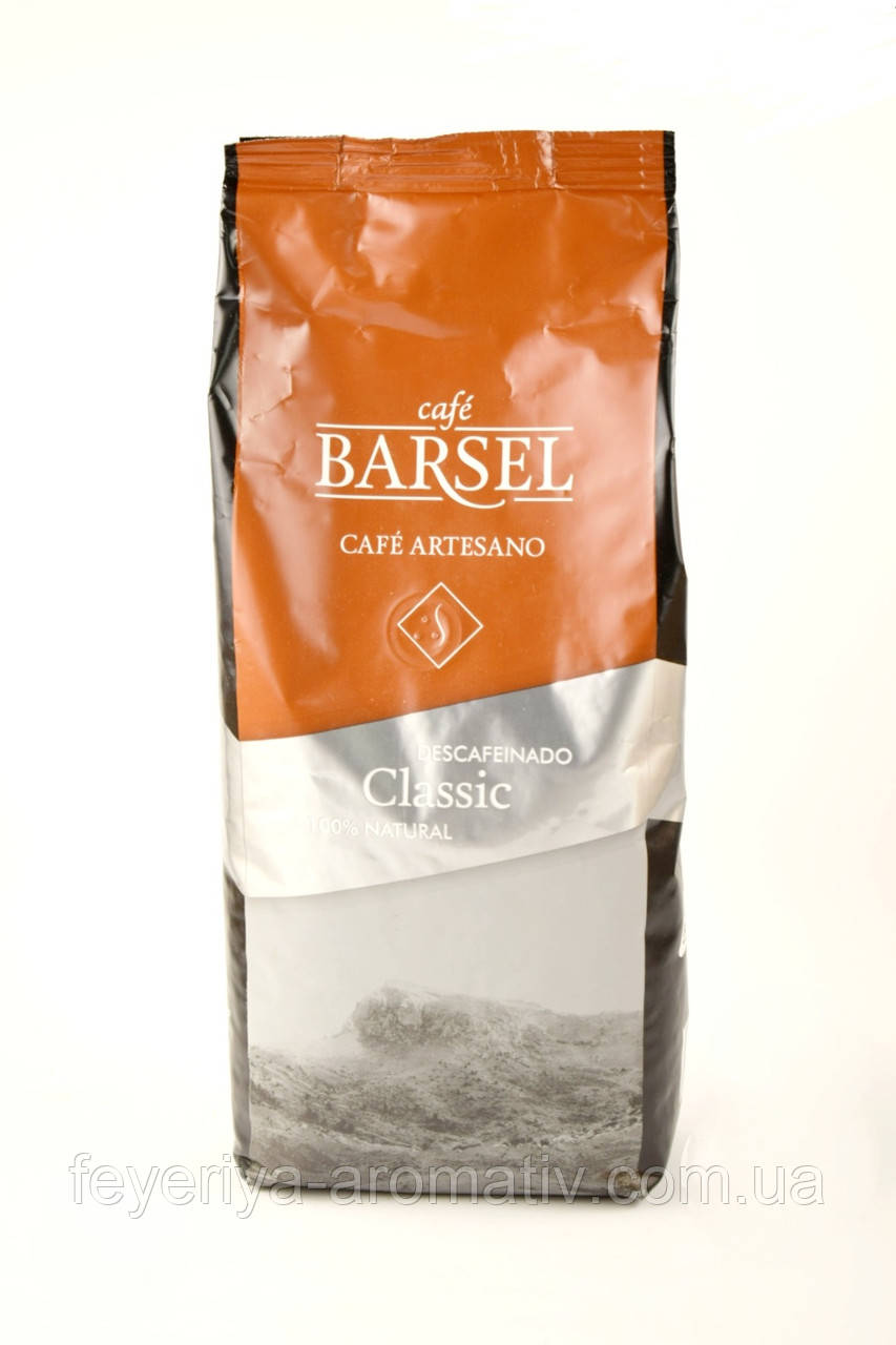 Кава в зернах без кофеїну Barsel Descafeinado Classic 1 кг Іспанія