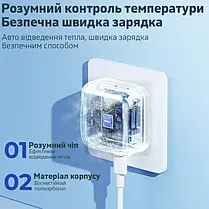 Мережевий зарядний пристрій Remax 35 W PD + QC Fast Charger White RP-U87, фото 2