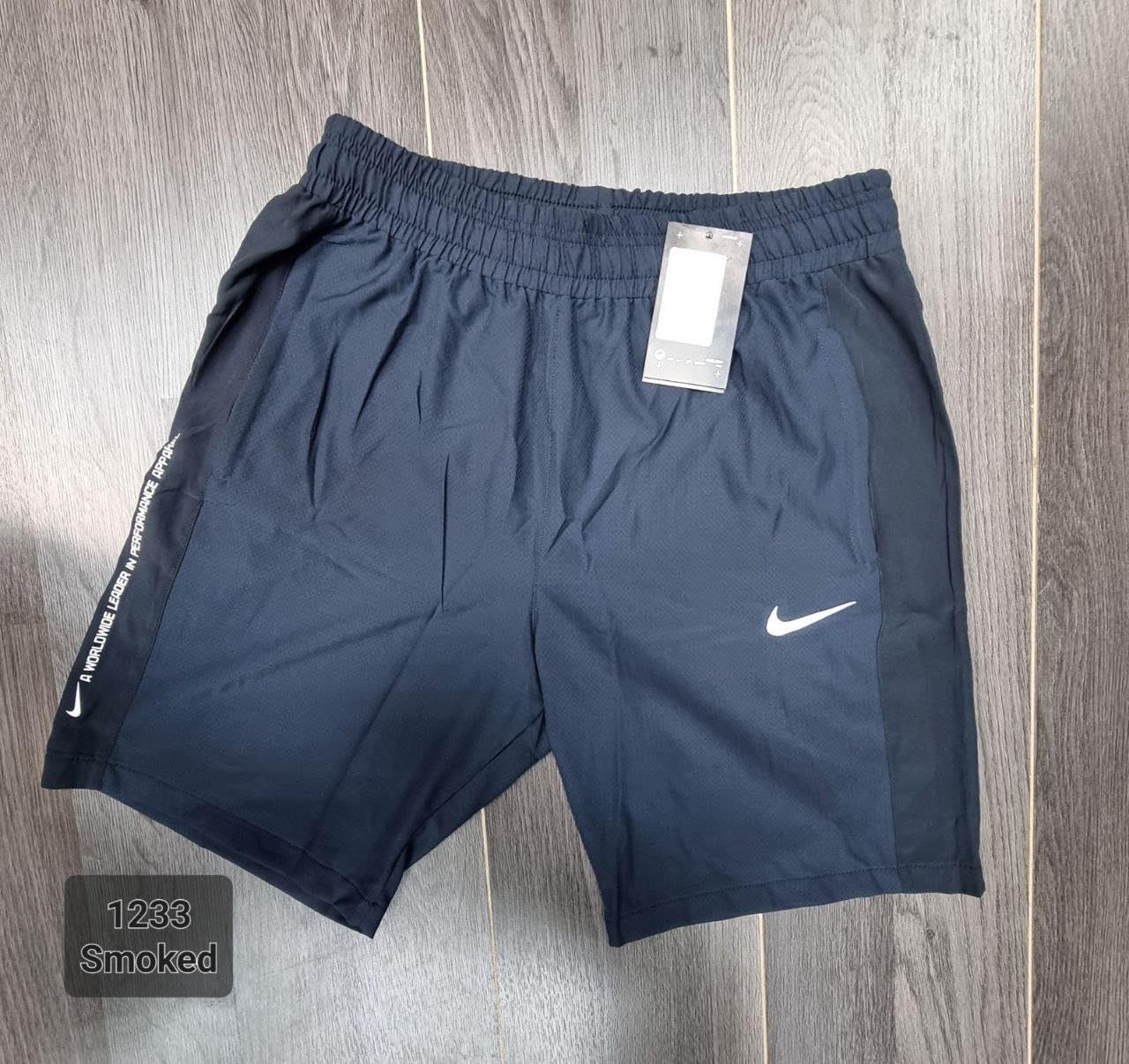 Чоловічі брендові спортивні шорти Nike (Найк), чоловічі повсякденні сірі. Чоловічий одяг, фото 1