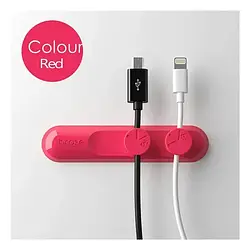 Органайзер для кабелю Infinity Cable Clips Bcase Red 3 шт.