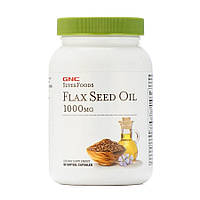 Жирные кислоты GNC Super Foods Flax Seed Oil 1000 mg, 90 капсул