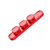 Органайзер для кабеля Baseus Peas Cable Clip Red магнитный