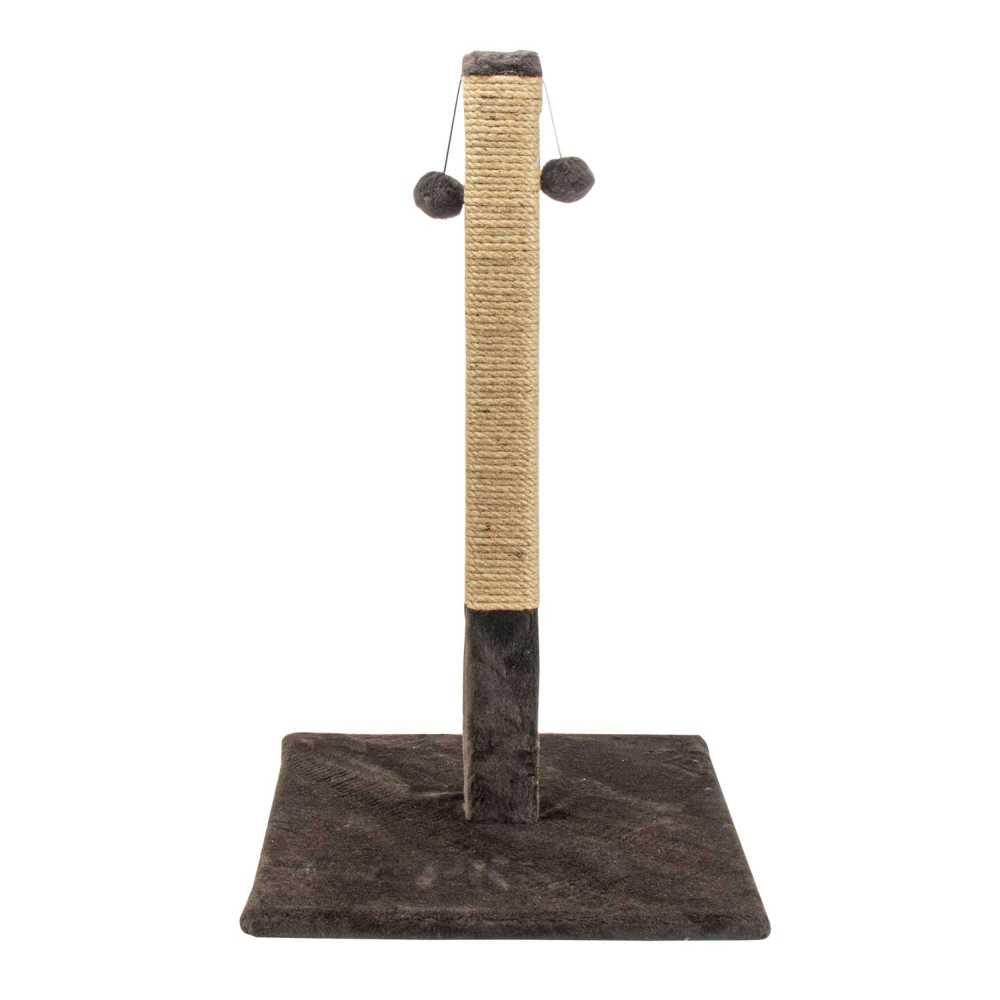 Драпак "Пухнастики" 80/45 см великий стовпчик на підставці (джут), колір шоколад (Б-3), фото 1