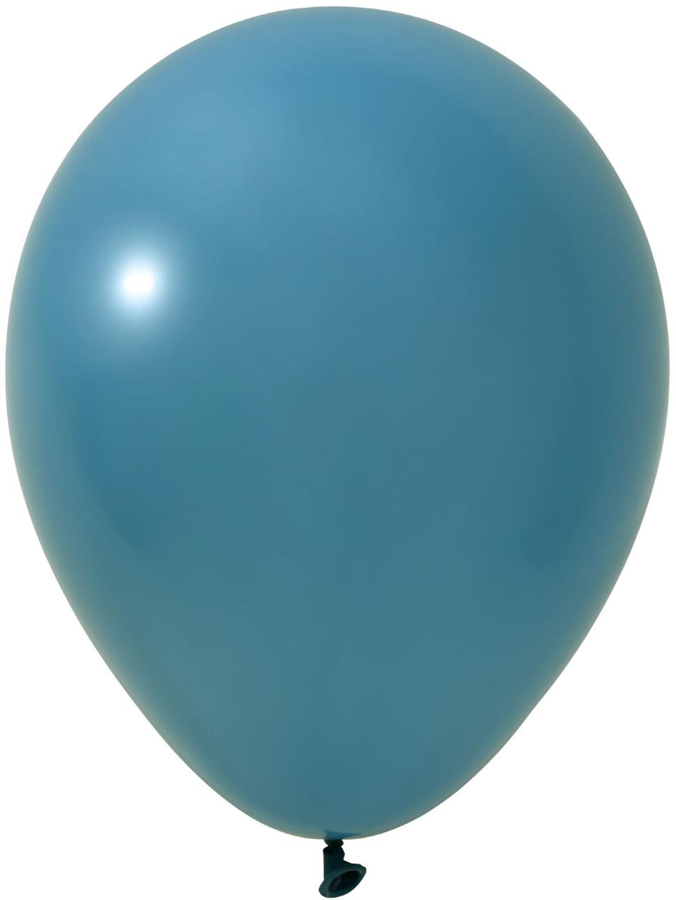 Латексна кулька Balonevi світло-синього кольору (P44) 12" (30см) 1шт.