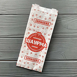 Пакет паперовий для Шаурми 220х90х50 мм 65гр/м2 (середня жиростійкість) 700Ф