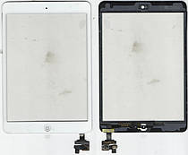 Тачскрин (сенсор) iPad Mini білий (White) assembly with homeult
