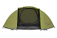 Тактична одномісна легка палатка Tramp Lite Hurricane olive Військова літня палатка мала