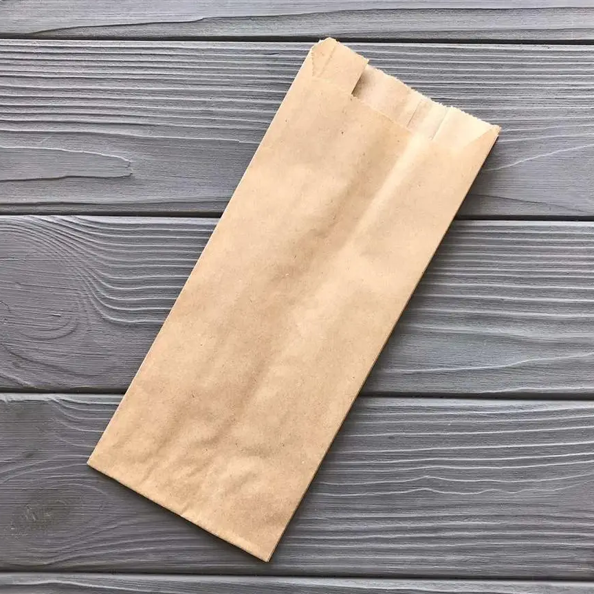 Пакет саше коричневий 230х90х50 мм (стандарт 40гр/м2) 131Ф, фото 1