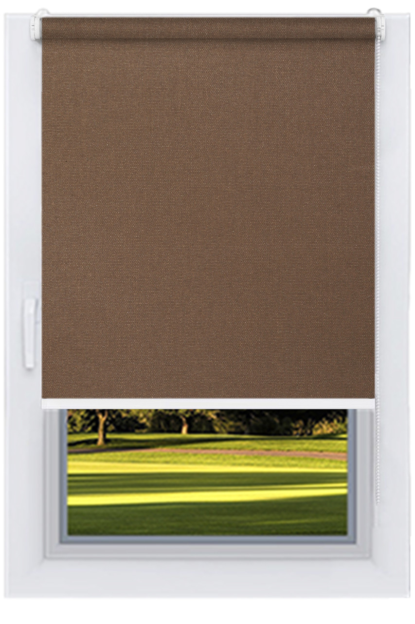 Тканинний ролет Каміла Коричневий (Німеччина), фото 1