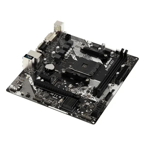 Материнська плата ASRock B450M-HDV R4.0 Black