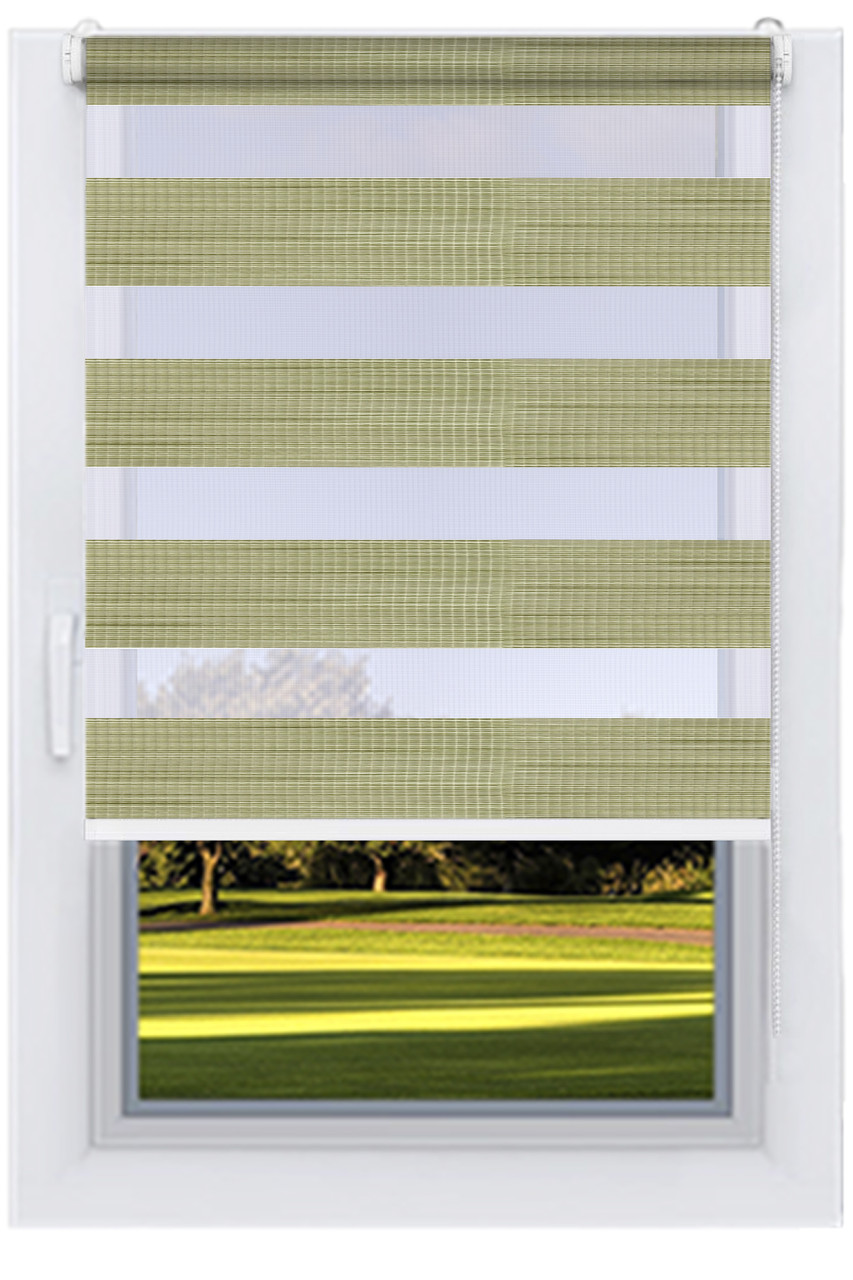 Ролета День Ніч Сієна Оливковий, фото 1