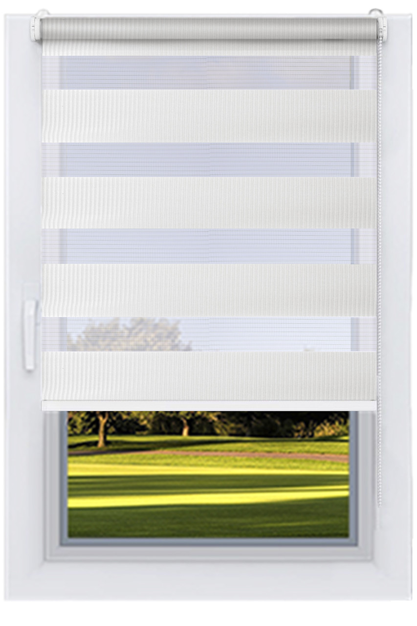 Рулонні штори День ніч Сірий ZA, фото 1