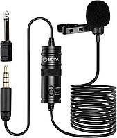 Петличний мікрофон BOYA by-M1 компактна камера для смартфонів DSLR для iPhone Android Samsung Sony Nikon