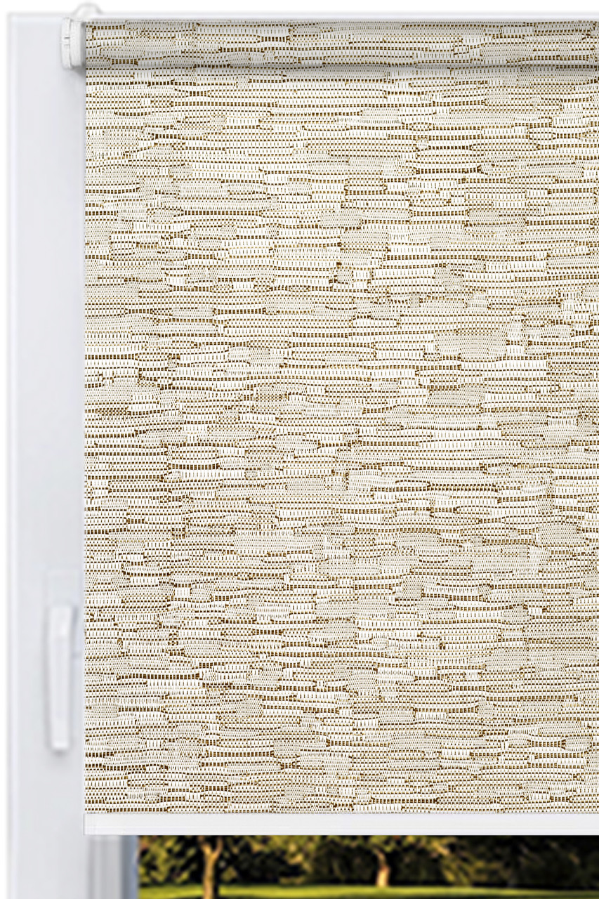 Рулонна штора Блекаут Капучино 50*200 посилена система, фото 1