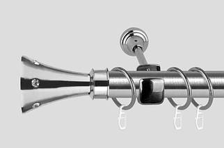 Карниз для штор однорядний металевий 19 мм, Картер (комплект)