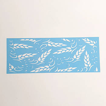 Бордюрний трафарет Колоски No5 9.5х25.5 см