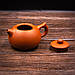 Чайник-егоїст із оранжевої глини 150 мл, фото 2