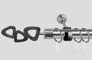 Карниз для штор однорядний металевий 19 мм, Лілет Сталь