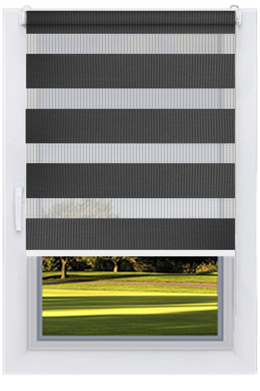 Ролета День Ніч Стендаль Чорний, фото 1