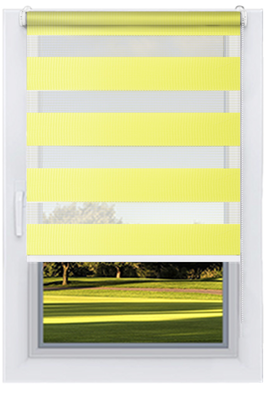 Ролета День Ніч Зелений лист, фото 1